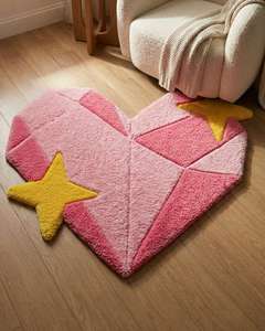 Tapis en laine rose moderne de luxe, forme régulière, en peluche tuftée, tapis décoratif doux pour la chambre à coucher, le salon, tapis d'appoint personnalisé - Product Image 3
