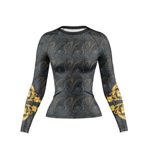 Customized Children's <b>Long</b> <b>Sleeve</b> Rash Guard Sets Spandex/Nylon Stretchy Breathable Anti-UV UPF50 BJJ Rashguard Grappling Your - Product Image 1
