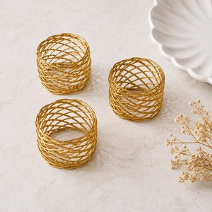 Elegante Anillo de Servilleta de Metal, Accesorio para Servilletas, Ideal para Mesa de Comedor, Bodas, Fiestas, Restaurantes y Banquetes - Product Image 2