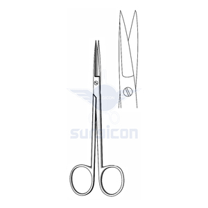 Tijeras Quirúrgicas Joseph de 15 cm, Rectas, Delicadas, de Acero Inoxidable Reutilizables para Rinoplastia, ORL, Cirugía Plástica, Cosmética y Microcirugía - Product Image 1