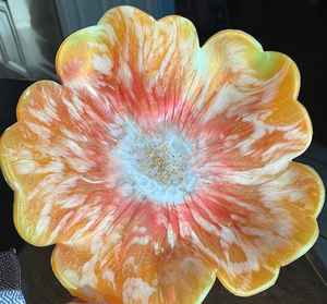 New Luxury Style Hand-crafted Design <b>White</b> & Yellow Resin <b>Serving</b> <b>Bowl</b> at Very Greatest Price Handmade <b>Serving</b> <b>Bowls</b> in multi - Product Image 1