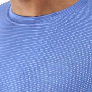 Camiseta Personalizada de Algodón Liso con Cuello Redondo para Hombre, Manga Corta, Tejido de Punto Suave, Transpirable, Corte Regular Informal, Venta al Por Mayor Premium - Product Image 6