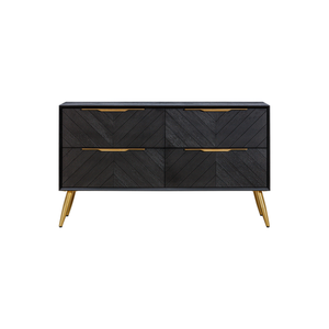 Cómoda de Madera de Buena Calidad de la Colección GALAXY con 4 Cajones, Mueble de Almacenamiento para Dormitorio, Mueble para el Hogar de Diseño Moderno - Product Image 1