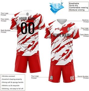 Dernier design, uniforme de football 100% polyester, nouveau style, qualité professionnelle supérieure pour adultes, couleur personnalisée, séchage rapide, logo personnalisé - Product Image 5