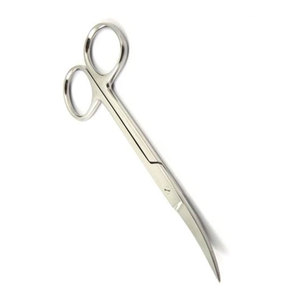 Tijeras Quirúrgicas Dentales Iris Curvas de 4.5 Pulgadas, Tijeras para Tejidos de Cirugía Dermatológica Veterinaria, Tijeras Quirúrgicas Manuales de Acero Inoxidable - Product Image 3