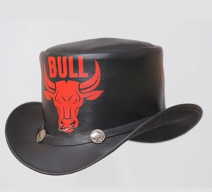 หมวกคาวบอยหนังแท้สไตล์ตะวันตก สำหรับงานรันช์ โรดีโอ ขี่ม้า กิจกรรมกลางแจ้ง แฟชั่น ขอบกว้าง ทำมือ คุณภาพพรีเมียม - Product Image 3