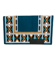 Couverture de selle en laine de Nouvelle-Zélande tissée à la main, tapis d'équitation western pour chevaux de ranch, de randonnée, de concours et d'équitation en plein air - Product Image 1