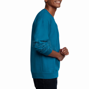 Sudadera de cuello redondo con forro polar Muestra gratis Hombres de manga larga Cálido Invierno Otoño Jersey Casual Elegante Cómodo Ajuste Venta - Product Image 3