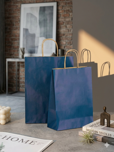 Personalized Eco-Friendly <b>Biodegradable</b> Cotton Rope Handle Food Storage Paper Bags Design Custom Colors Durable Kraft Bag - Product Image 3