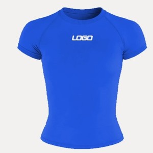 Blue Plus Size Eco-Friendly Yoga Set Scoop Neck T-Shirt Mid Waist <b>Shorts</b> Full-Length <b>Leggings</b> Sweat-Wicking Breathable Seamless - Product Image 2
