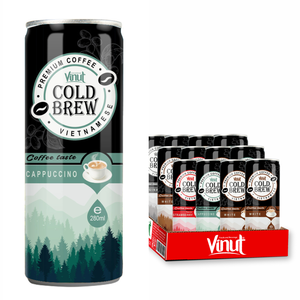 VINUT Vietnam 250ml Cafetière infusée à froid Arabica Robusta Sans OGM Sans produits laitiers Sans gluten Marque privée Échantillon gratuit Usine - Product Image 1
