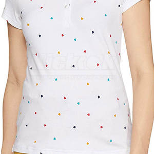 Camisas Casuales de Verano para Mujer con Cuello Camisero, Manga Corta, Ecológicas, de Secado Rápido, Tejido de Punto, 100% Algodón - Product Image 6