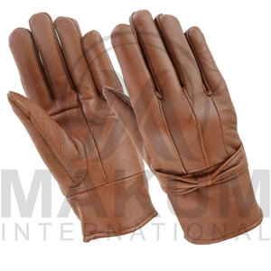 Guantes de Cuero de Moda para Conducir, Guantes de Cuero de Dedo Completo en Venta, Material de Cuero - Product Image 2