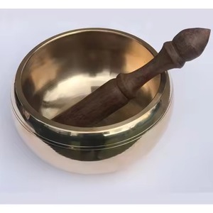 ขันโลหะทำมือแบบรักษ์โลกสำหรับการทำสมาธิ โยคะ การฝึกสติ การบำบัด และการฝึกฝนความเห็นอกเห็นใจ เหมาะสำหรับใช้ในบ้านและที่ทำงาน - Product Image 3