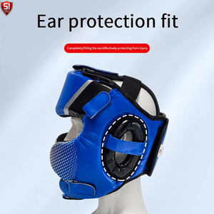 Casco de Boxeo de Cuero Genuino Premium, Protector de Cabeza para Entrenamiento, Sparring y Competencia, Personalizable, Transpirable, de Alta Calidad - Product Image 6