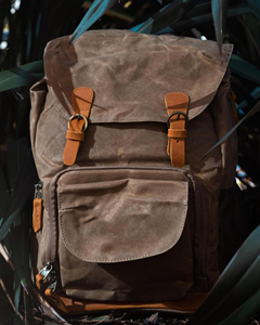 Mochila de Lona y Cuero Resistente al Agua, de Cuero Genuino, para Viajes y Portátil, de Alta Calidad, con Capacidad de 36-55L, Venta al Por Mayor, Fabricante - Product Image 6