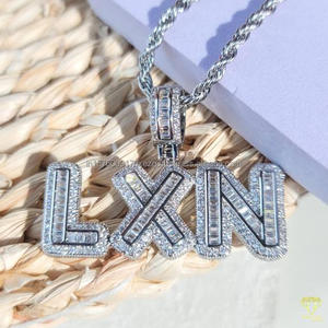 Collier pendentif diamant de laboratoire Bling Lab Grown Diamond "LXN 4TEZ" - Bijoux Hip Hop tendance pour homme et femme - Product Image 3