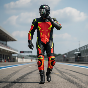 Vestes de moto en cuir véritable de qualité supérieure, vêtements de moto pour hommes, combinaisons de course automobile à prix abordable - Product Image 6