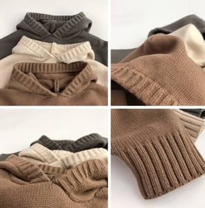 Cardigan en tricot rétro polyvalent pour garçons et filles, doux pour la peau et confortable, 100% coton écologique, motif animal, idéal pour l'automne - Product Image 2