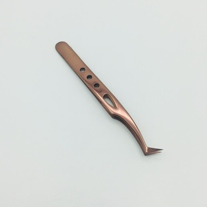Ensemble de pinces à cils RMI personnalisées, nouveau design, poignée de qualité supérieure, couleur or rose plasma - Product Image 6