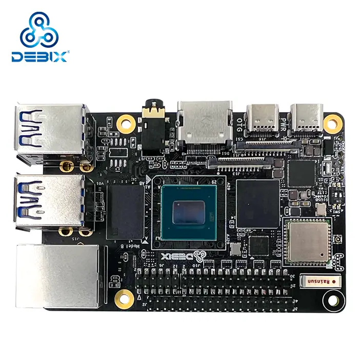 DEBIX WIN 10 IOT pc sbc komputer ddr4 set motherboard pc mini dengan prosesor ddr4 4GB i.MX 8M Plus