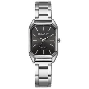 Montre à quartz rectangulaire pour femme, nouveau design, or et vert, montre pour femme - Product Image 4
