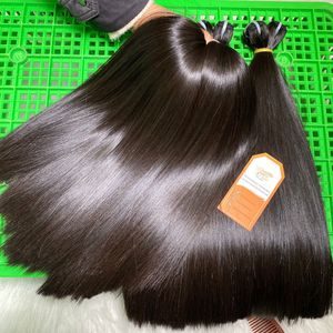 Extensiones de Cabello Humano Liso de 16 Pulgadas, Doble Trama, Precio de Fábrica, Sedoso, Duradero - Product Image 6