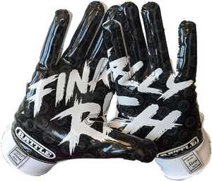 Nouveaux gants de football américain de qualité supérieure pour hommes et logo personnalisé, gants de football américain à séchage rapide - Product Image 5