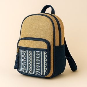 Customaization Brand Eco Friendly Handmade Cotton Fashion <b>Backpack</b> for Daily Use <b>Travel</b> School Minimalist Lifestyle Bag - Product Image 5