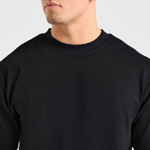 Camiseta de algodón transpirable de alta calidad para hombre, lisa, informal, ligera, ajustada, con estampado. - Product Image 6
