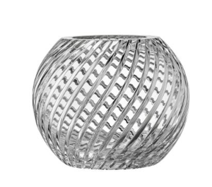 Crystal Tabletop <b>Vase</b> With Diamond Cut Pattern Modern Design Unique Style - Product Image 4