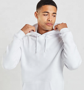 Sweat-shirt à capuche unisexe en polaire 320 g/m², pull d'hiver en coton et polyester, coupe régulière, doublé, logo sur le devant - Product Image 6