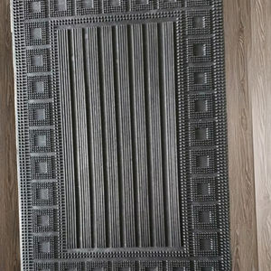 Tapis de porte décoratif en caoutchouc naturel, écologique, toutes saisons, antidérapant, design Art Déco, haute qualité, idéal pour l'extérieur - Product Image 3