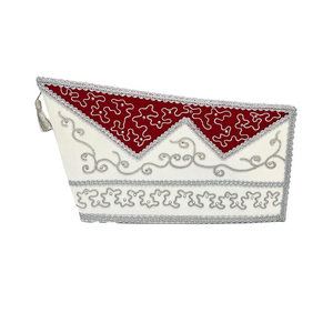 Chapeau de prince traditionnel de carnaval avec bordure dorée brodée, chapeau de fête, petit bateau pour unisexe - Product Image 5