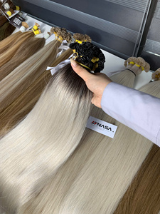 Precio de Cabello Humano de la NASA por 100g, 65cm, Punta Plana, Súper Doble Calidad, Extensiones de Cabello Humano Natural Liso Virgen en Todos los Colores - Product Image 5