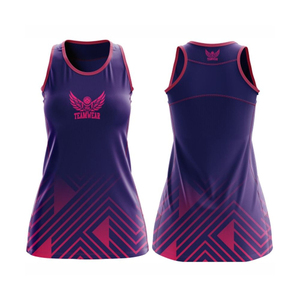 Custom Netball Uniforms Polyester Breathable Lightweight Fabric Netball Uniform <b>Dress</b> For Competitive Women Teams - Product Image 6