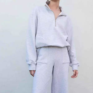 Sudaderas con capucha y cremallera para mujer, personalizadas, extragrandes, con cremallera completa, de algodón orgánico 100%, con cremallera reflectante. - Product Image 6