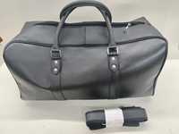Sac de voyage unisexe vintage en cuir véritable de luxe, imperméable, léger, avec fermeture éclair, grand format, pour le week-end ou la nuit, personnalisable