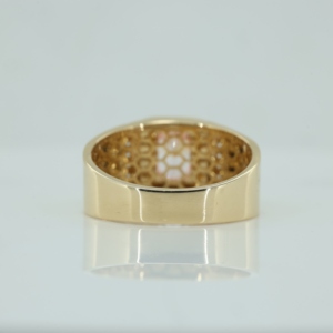 In Stock Gold Plated S925 <b>Silver</b> Custom <b>Emerald</b> Cut Moissanite Engagement <b>Ring</b> for Men's Wedding - Product Image 4