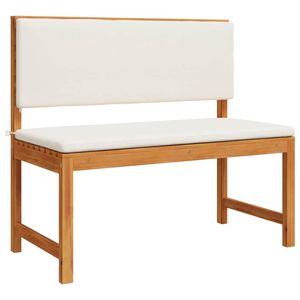 Ensemble de bancs de jardin en bois d'acacia massif marron, 3 pièces - Product Image 5