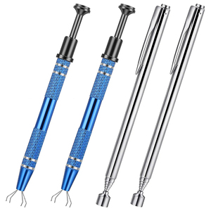 MARI INSTRUMENTS Pince à billes chirurgicale en acier inoxydable à 4 griffes pour perles et bijoux - Product Image 1