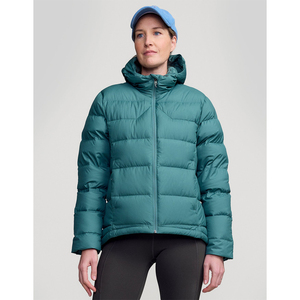 Abrigo de plumón para mujer con capucha, grueso, tipo bomber, acolchado, 2026, desmontable, para invierno, ropa de exterior, venta al por mayor, OEM personalizado - Product Image 2