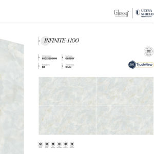 Carreaux de porcelaine brillants de luxe haut de gamme 800x1600 1200x1800 750x1500mm, grandes dalles pour intérieur moderne - Product Image 1