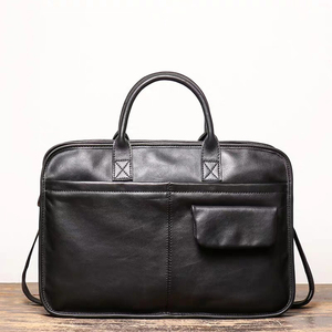 leather <b>briefcase</b> genuine leather laptop bag <b>briefcase</b> for working Leather Laptop Bag Executive Style Carry Case for Office - Product Image 1