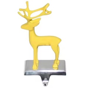 Brass Finish New Style Stocking <b>Holder</b> For Fireplace Home Decoration Use Metal Stocking <b>Holder</b> Hook In <b>Bow</b> Tie Shape - Product Image 4