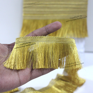 ลดราคา! พู่ห้อยตกแต่งแบบเป็นมิตรต่อสิ่งแวดล้อม สีทองเมทัลลิก แบบกำหนดเองได้ สำหรับชุดพิธีการและเครื่องประดับ - Product Image 6