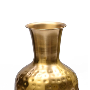 Jarrón de Hierro Hecho a Mano, Duradero, para Mesa, Diseño Tradicional, Chapado en Oro, Decoración para Hogar, Oficina, Bodas, Cumpleaños - Product Image 2