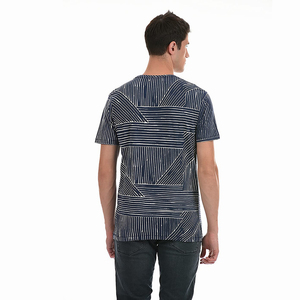 Camiseta de Moda Personalizada para Hombre, Corte Ajustado, Cuello Redondo, Tela Suave, Proveedor Mayorista, Camiseta de Moda, Camiseta Streetwear - Product Image 2