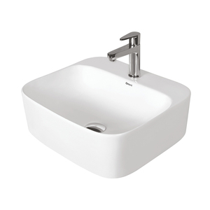 Lavabo Rectangular de un Solo Orificio de la Mejor Calidad, para Instalar sobre la Mesa, con Logotipo Personalizado, para Uso en Hoteles y Hogares - Product Image 1