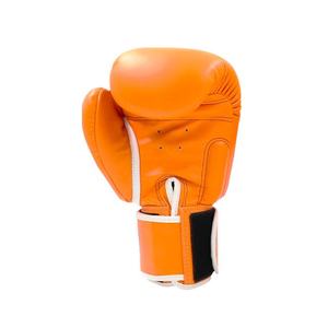 Guantes de Boxeo Naranja Personalizados OEM con Cierre de Gancho y Bucle para Muay Thai, Sanda, Adultos y Artes Marciales, Guantes de Entrenamiento Ligeros OEM - Product Image 5